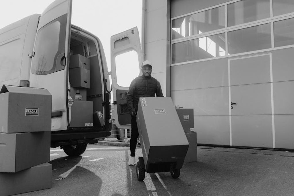 Tima Miroshnichenko באתר PEXELS logistics distribution company